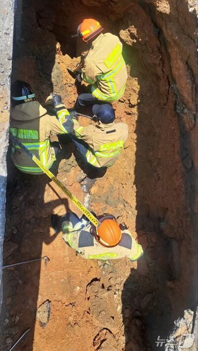 韓国でまたも埋没事故…下水管工事現場が崩落　作業員2人死傷