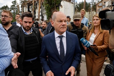 ウクライナには「マーシャルプラン」必要 ドイツ首相