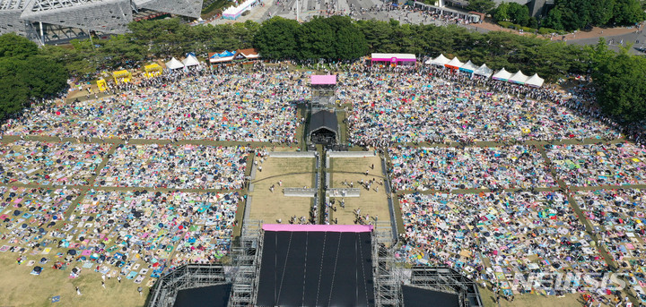 5月29日、ソウルジャズフェスティバル2022の様子(c)NEWSIS