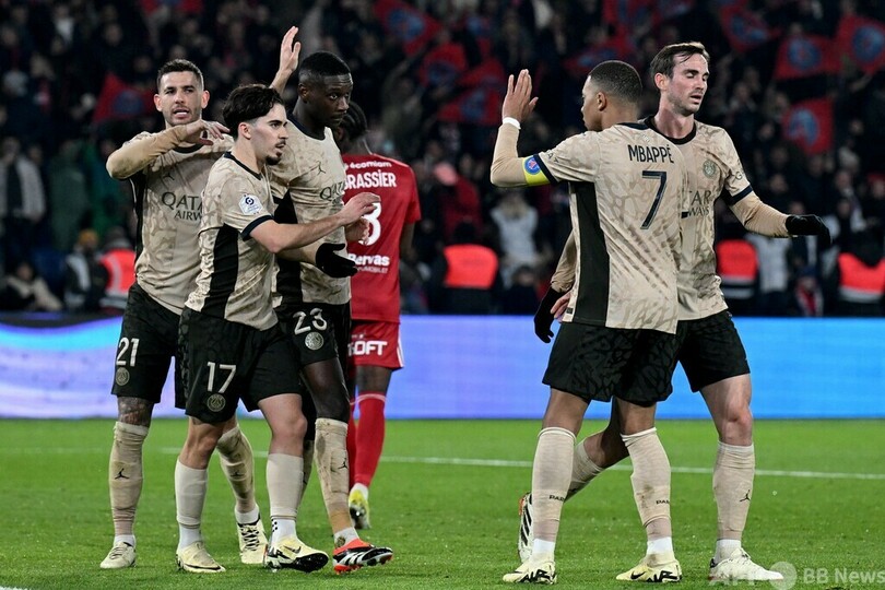 首位PSGがブレストとドロー 2点差追いつかれる