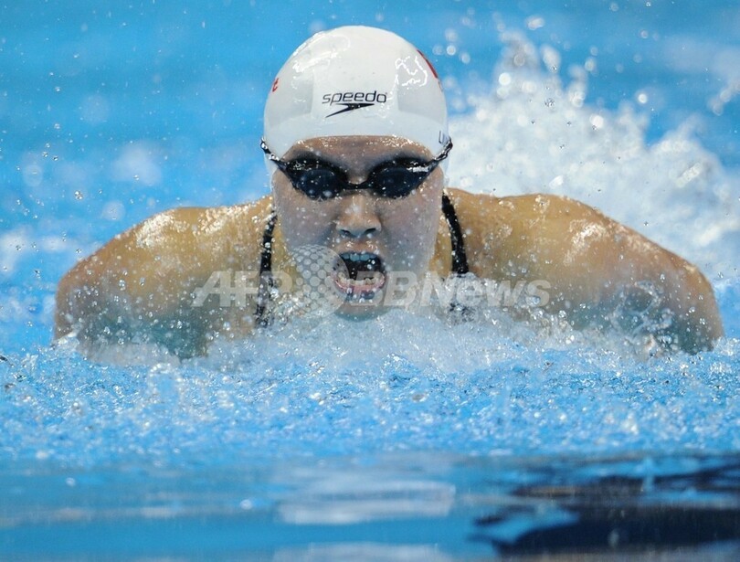 寺川が女子50メートル背泳ぎで銀 ロクテが世界新記録、世界水泳