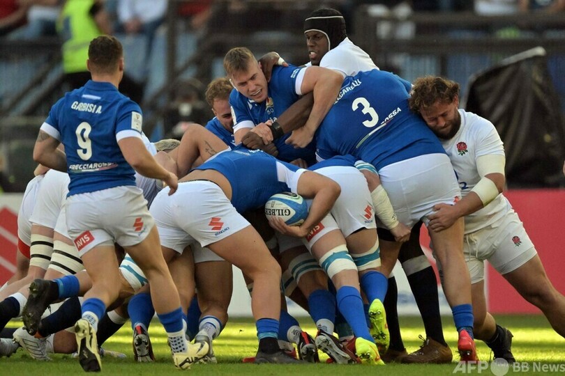 イングランドが伊に競り勝つ スコットランドも勝利 ラグビー6か国対抗