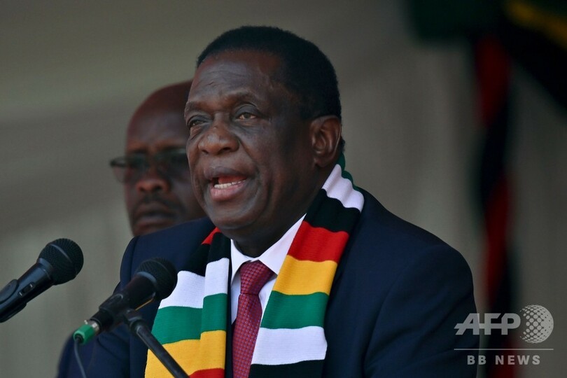 ジンバブエでムガベ前大統領の国葬、各国指導者参列 会場は半分以上空席