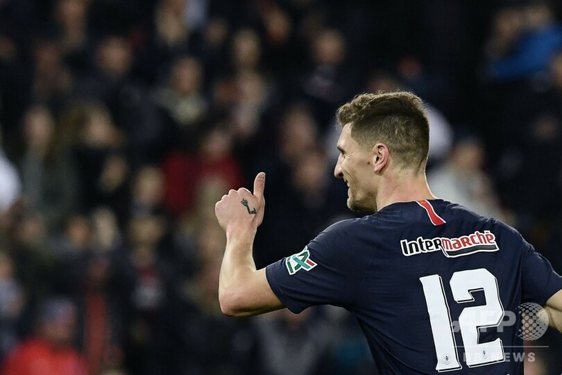 PSG快勝でフランス杯4強入り、エムバペ不在もディ・マリア2得点