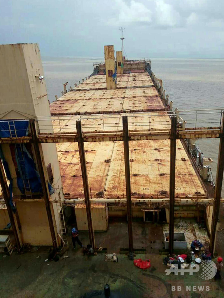 ミャンマー領海で見つかった「幽霊船」、正体判明