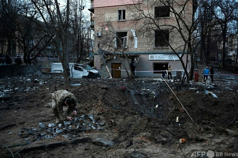 ロシアが年明け直後にキーウ攻撃、防空システム稼働と市長