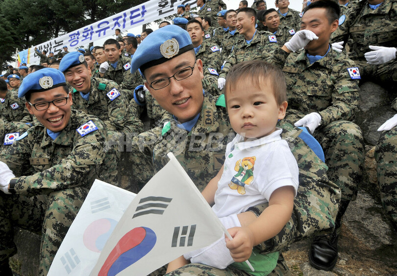 韓国軍兵士360人レバノンへ、国連PKOに参加