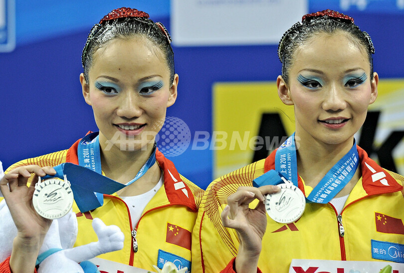 ロシアペアが優勝 乾／小林組は5位 シンクロデュエットFR、世界水泳