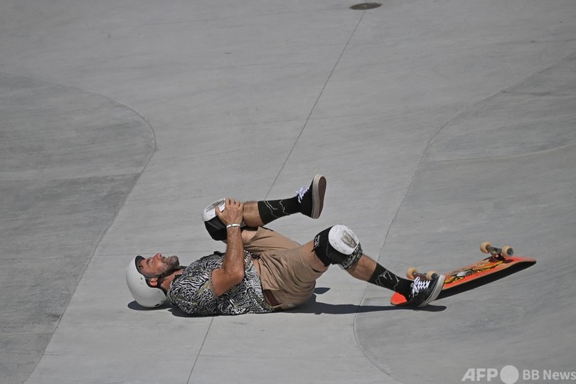 おじさんも負けてない 五輪スケボー、46歳「はみ出し者」二人が足跡残す