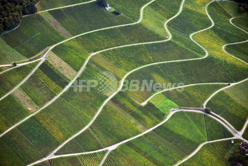 上空から見たドイツ南部各地の風景