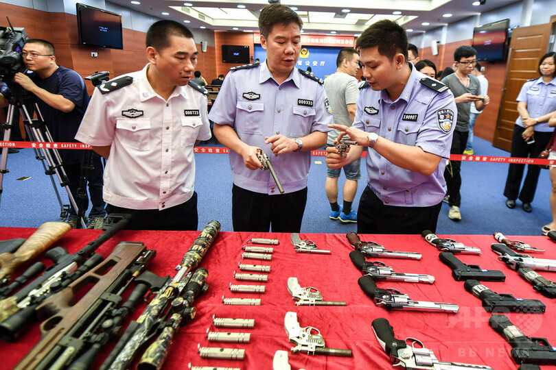 銃を違法に製造・販売　容疑者410人を検挙　中国・広東省警察