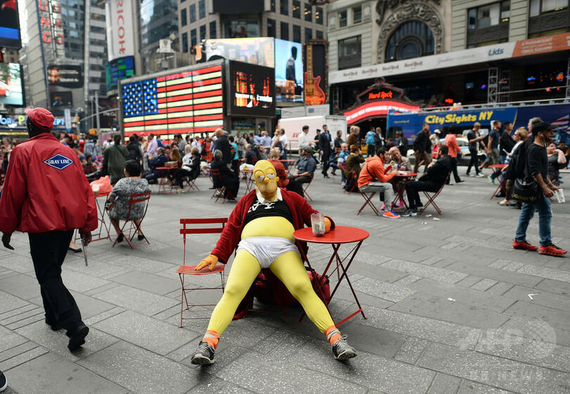 タイムズスクエアで見かけたパフォーマーたち