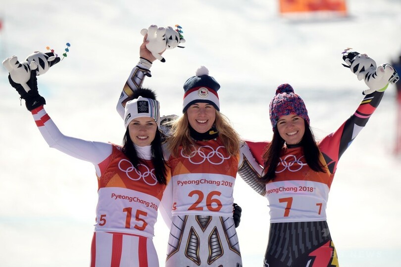 スノーボーダーがアルペン女子スーパー大回転で金、冬季五輪最大級の衝撃