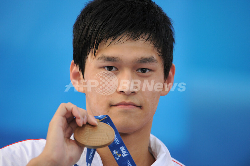 メルーリ 男子1500メートル自由形で優勝、世界水泳