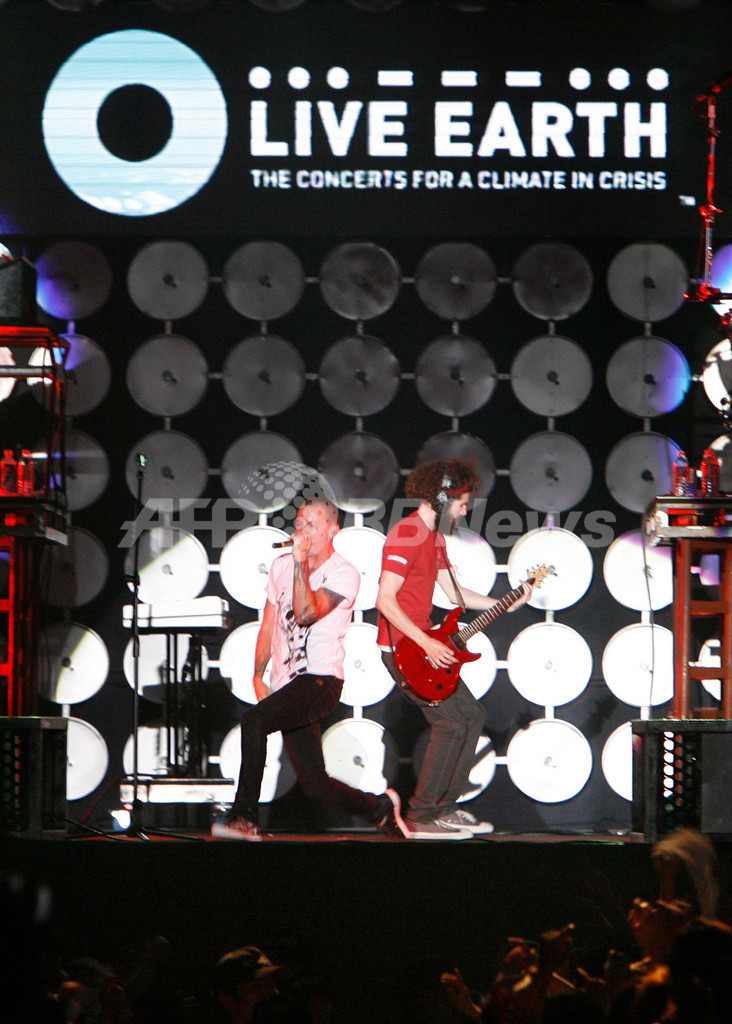 「Live Earth」日本の東京会場にリンキン・パーク登場