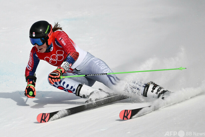 シフリン棄権のアルペン女子大回転、ヘクトルが金 北京冬季五輪