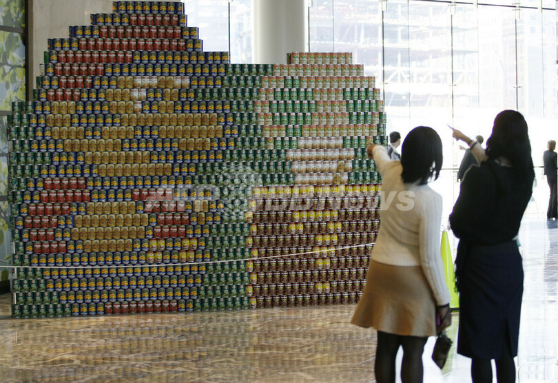 スーパーマリオにポテトヘッド、缶詰でこんなのできちゃいました