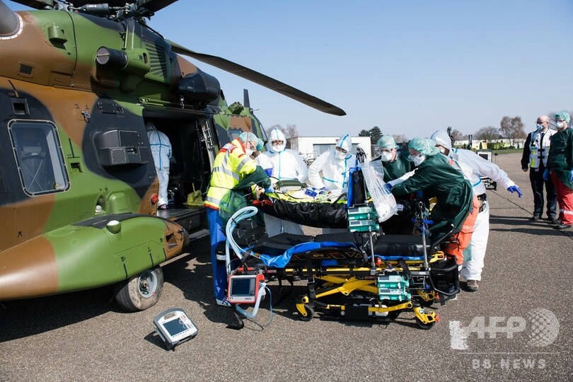 仏、新型コロナ感染者をTGVなどで大規模移送 流行地でICU確保へ