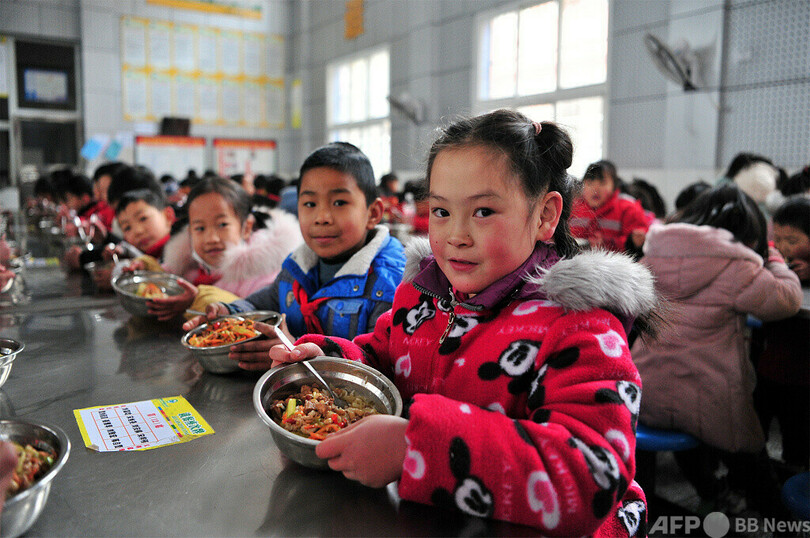 中国農村部の児童・生徒の栄養改善計画、実施から10年、顕著に改善