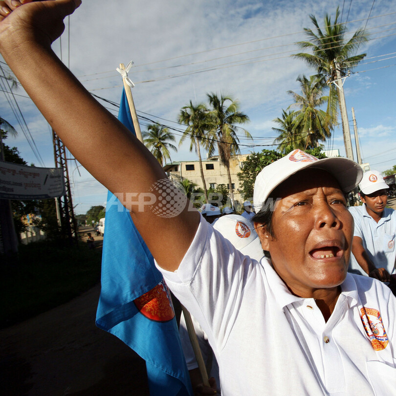 カンボジア下院選、27日投票 与党勝利の見通し