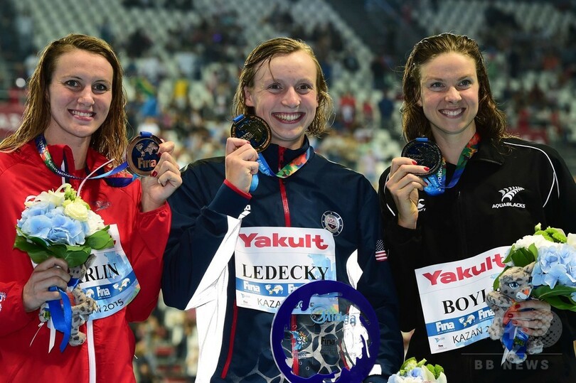 レデッキーが800mでも世界新、自由形4冠で5つめの金 第16回世界水泳