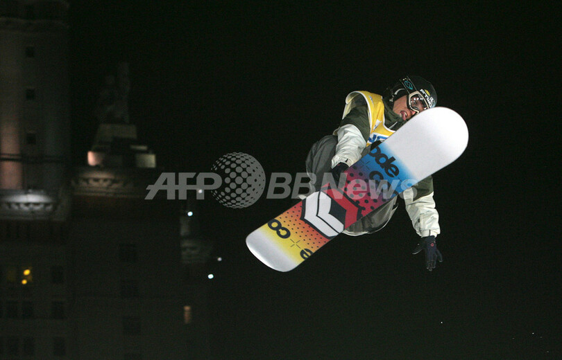 スノーボードのワールドカップ「ビッグ・エア」モスクワ大会開催