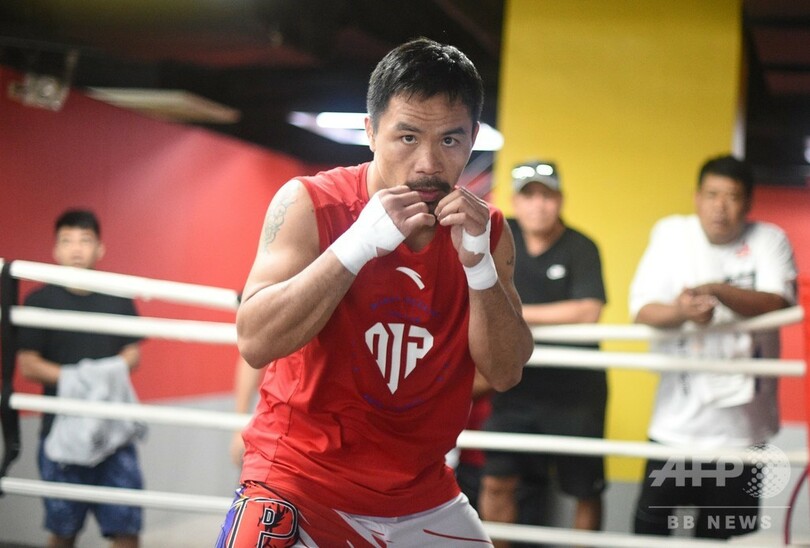 パッキャオ、うわさの大統領選出馬は「頭にない」 防衛戦に集中