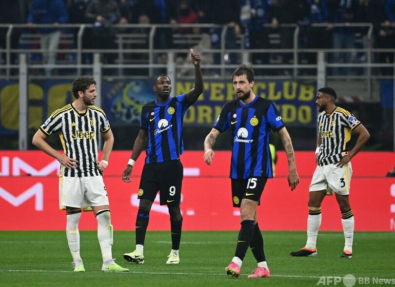 インテルがユベントスとの天王山制す 勝ち点差は4に