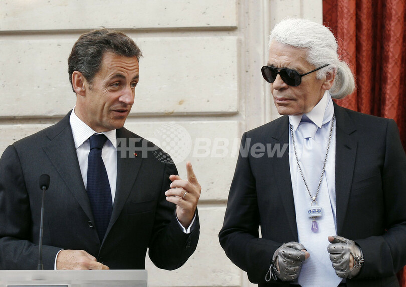 カール・ラガーフェルド、仏レジオン・ドヌール勲章コマンドゥールを受勲