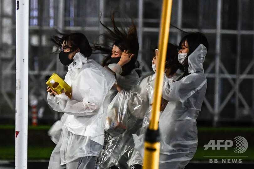 台風10号、韓国に上陸 九州で1人死亡、4人安否不明