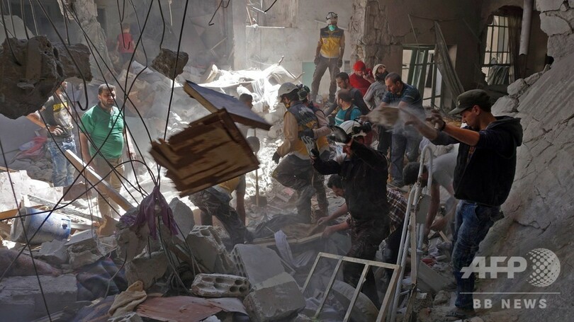 シリア政府軍攻撃で民間人18人死亡、イドリブ県