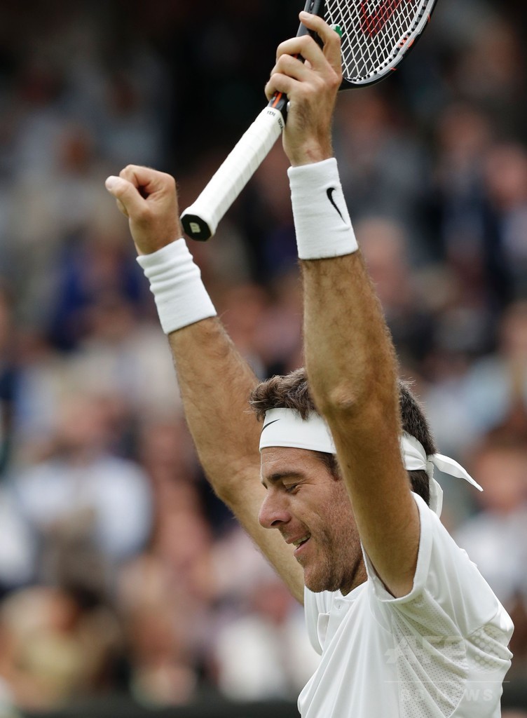 元全米王者デルポトロ、ワウリンカ撃破で「手の震えが止まらない」