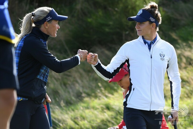 初日は欧州選抜が僅差でリード、米国は終盤猛追 ソルハイム杯