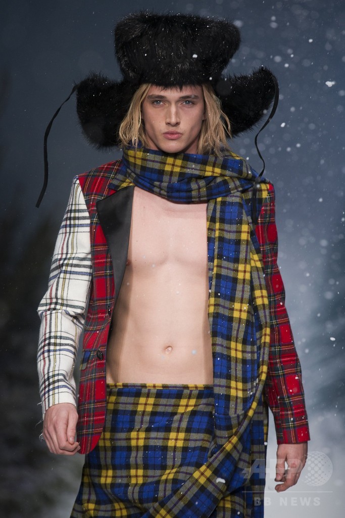 ゴージャスなゲレンデスタイル、「モスキーノ」15/16年秋冬メンズ