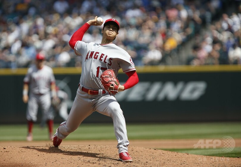 大谷が3勝目、マリナーズ戦で6回2失点と好投