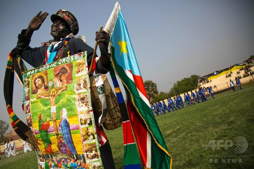 南スーダンで全国スポーツ大会、陸上自衛隊がねぶた披露