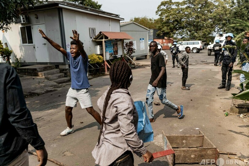デモ隊がPKO基地に乱入・略奪 コンゴ東部