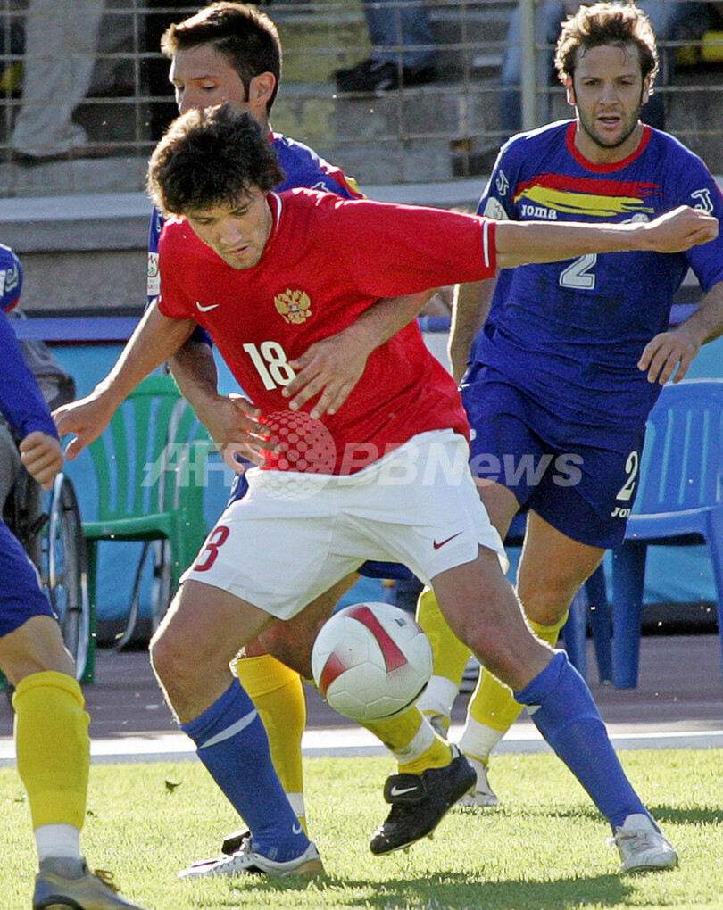 ＜サッカー 欧州選手権2008・予選＞ロシア 4点を奪いアンドラに快勝