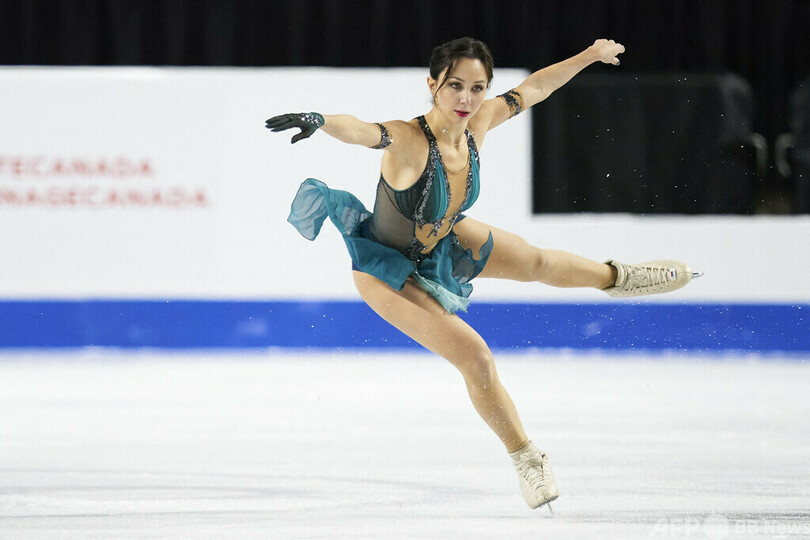 15歳ワリエワが世界新V、ロシアが表彰台独占 スケート・カナダ