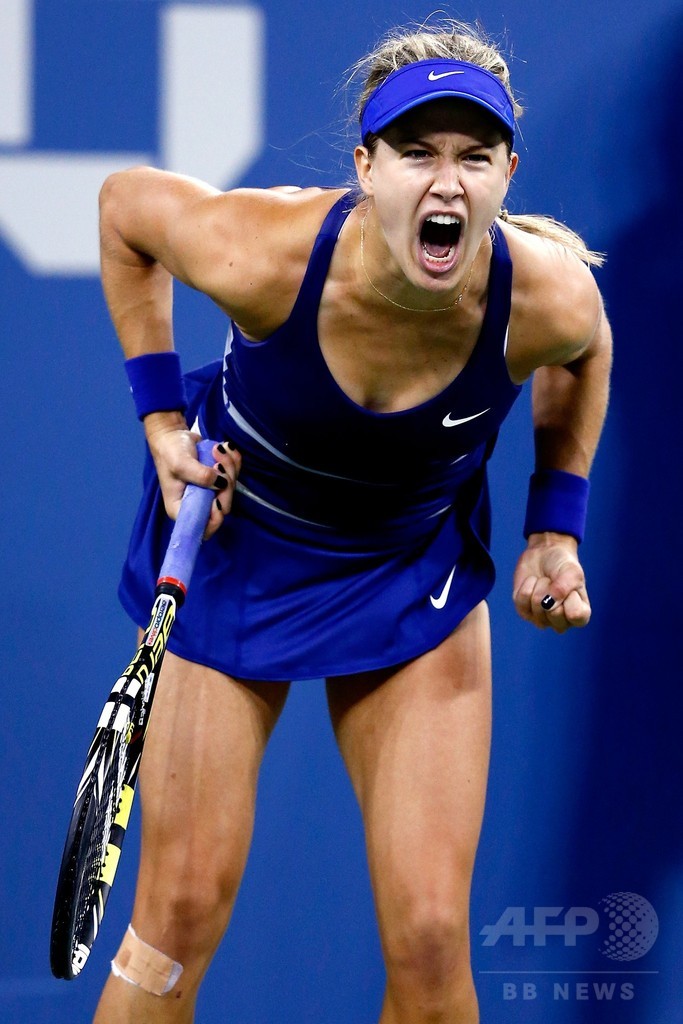 ブシャールがフルセット制し3回戦へ、全米オープン