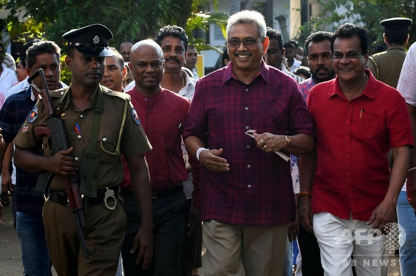 スリランカ大統領選、前任者の実弟が勝利 公式結果発表