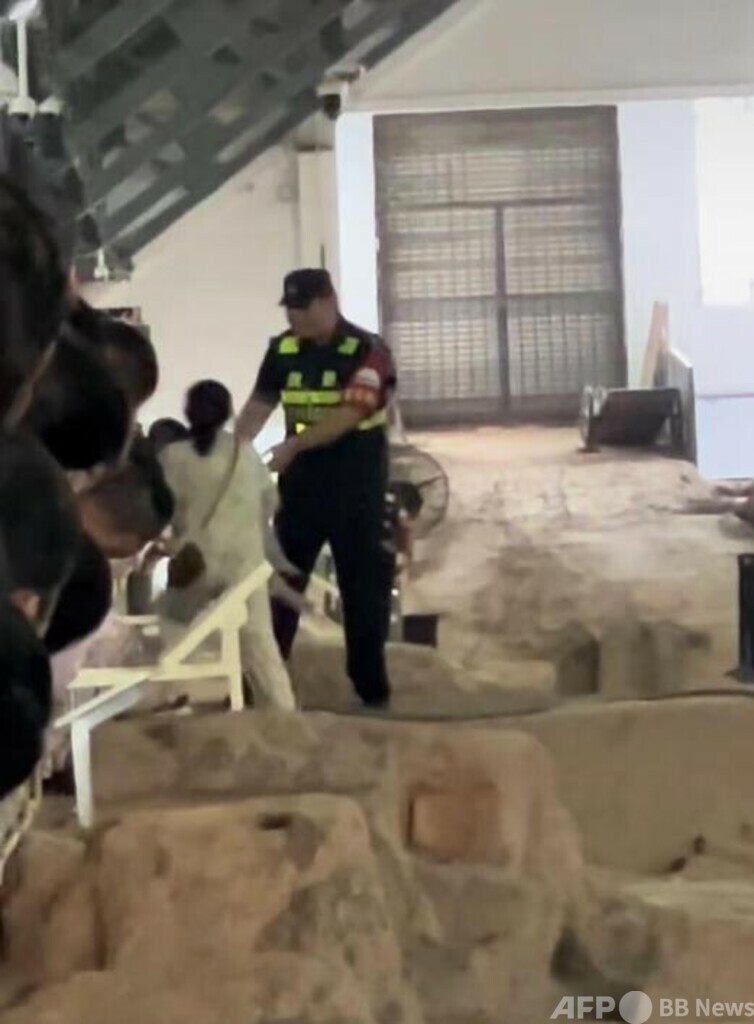 中国人女性が兵馬俑の坑道内に突入　非常事態のため事なきを得る