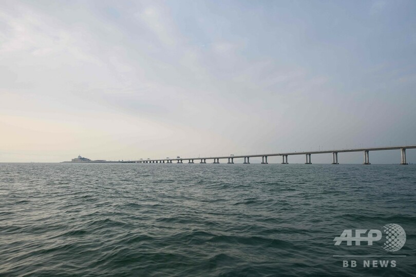 世界最長の海上橋、中国で開通式 香港・マカオ・珠海つなぐ55キロ
