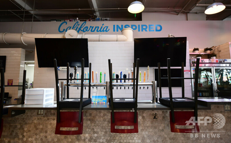 ロサンゼルスなど米加州7郡、感染拡大でバー営業を再中止