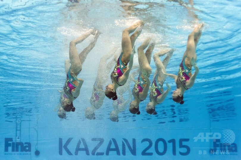 ロシアがシンクロ団体で大会5連覇、第16回世界水泳