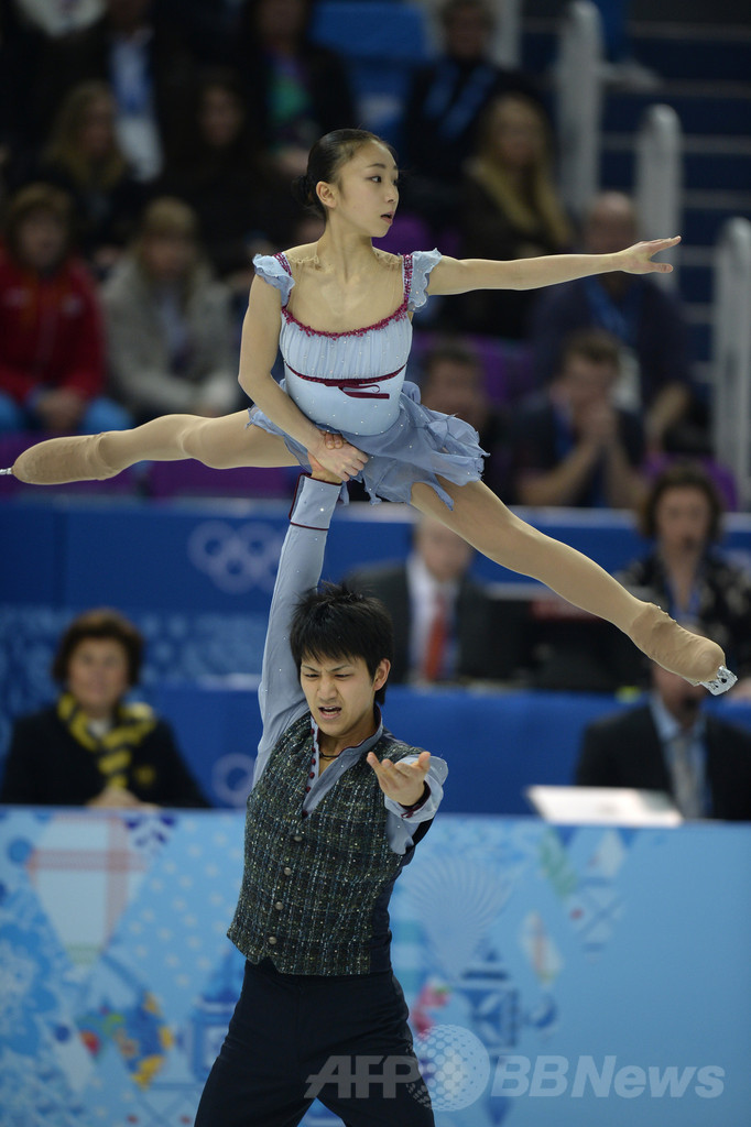 フィギュア団体戦・ペアFSで5位の高橋/木原組、ソチ五輪