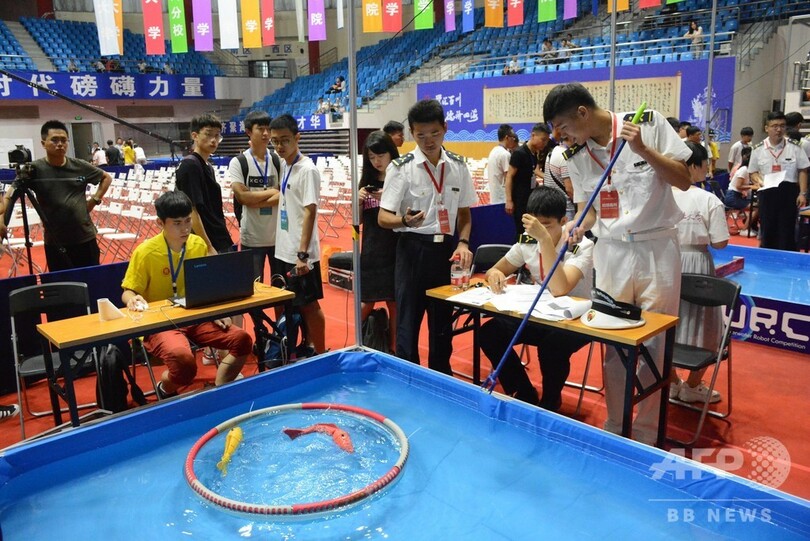 水中ロボット大会が大連で開催 中国や米の大学から集結