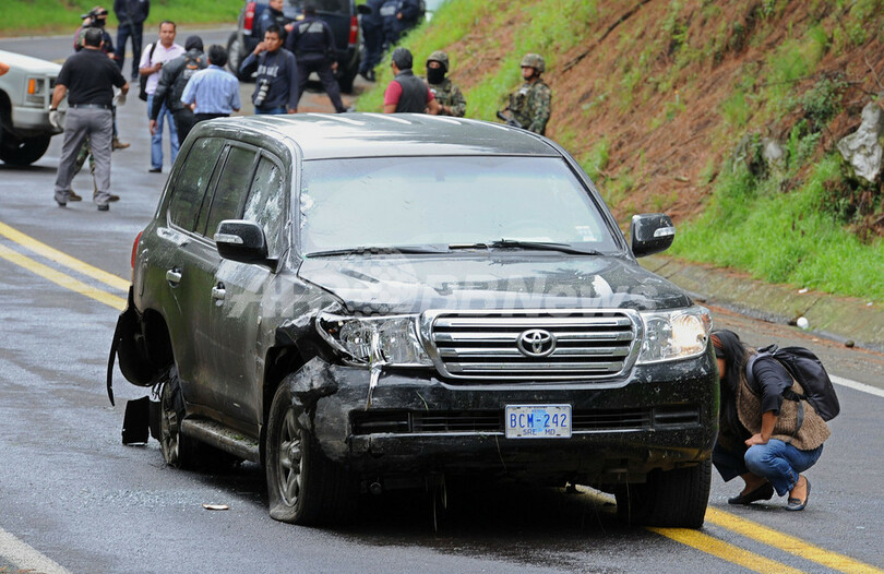 メキシコ警察が米大使館の車を銃撃、犯罪組織と誤認か