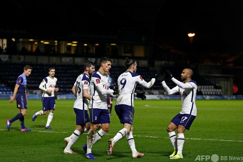 スパーズがFA杯5回戦へ 2部最下位に苦戦も終盤3発