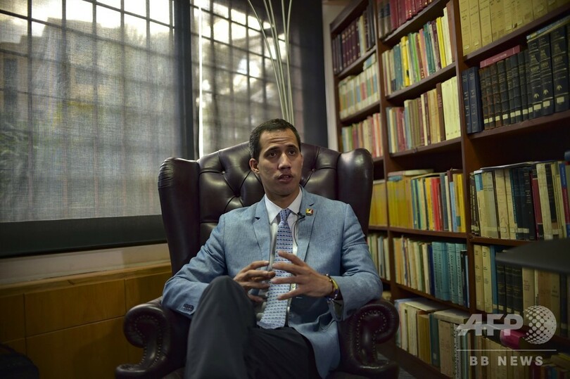 ベネズエラ野党指導者、米介入認める可能性を示唆